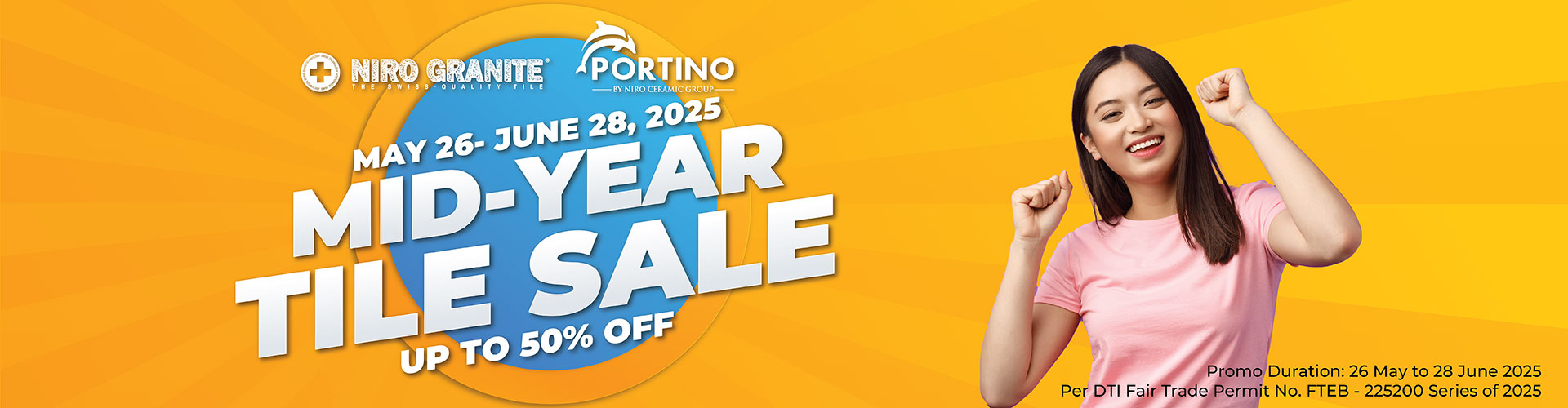 Mid-Year Tile Sale - 2025 - Up to 50% OFF